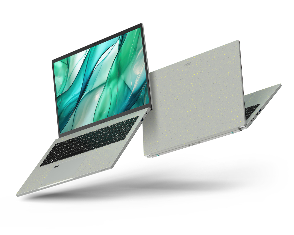 AUO launches the world’s first display manufactured using 100 percent green energy from self-sufficient solar and green energy wheeling, partnering with Acer to create the Aspire Vero 16 carbon-neutral laptop