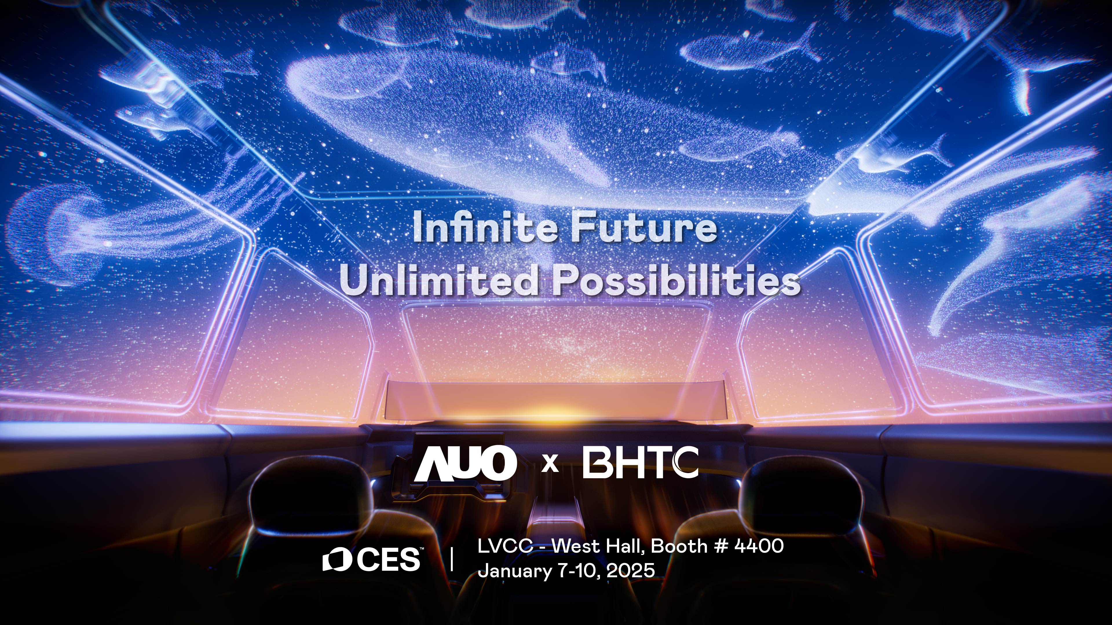 AUO joint BHTC to expand the booth scale under the theme of “Infinite Future, Unlimited Possibilities” 